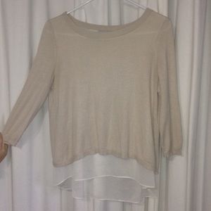 3 quarter length top